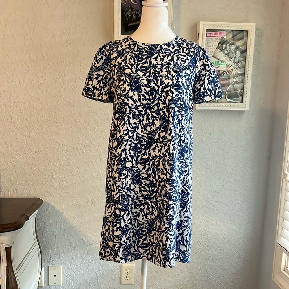 Lilly Pulitzer Black and White Sheath Mini Dress